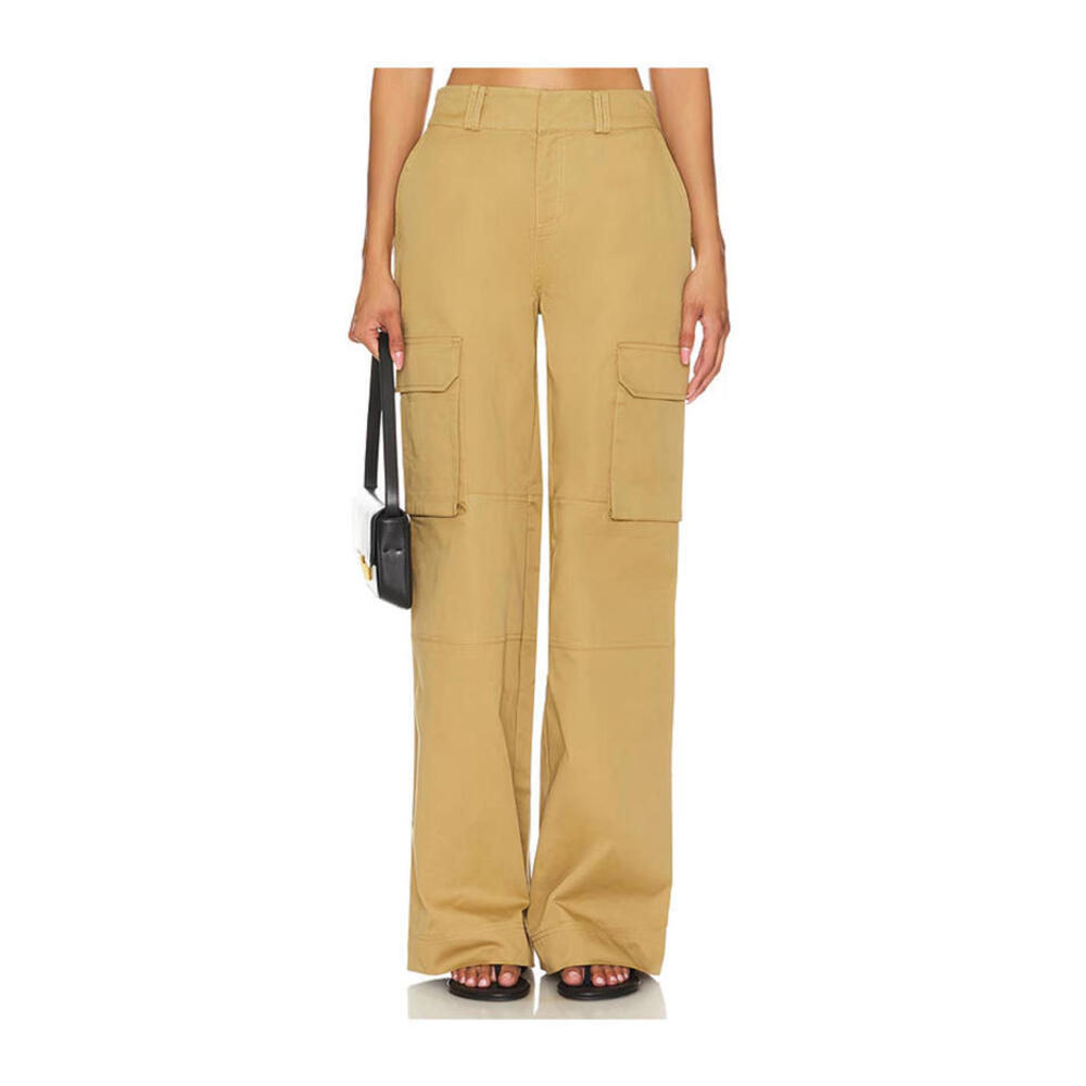 Lovers + Friends SYDNEY PANT khaki Cargo pockets size M NWT $178 msrp